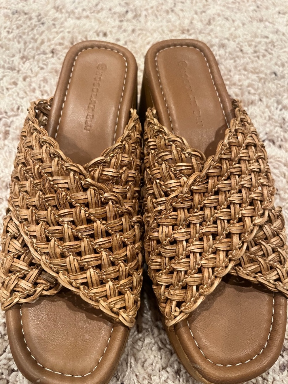 Chocolat Blu Dawn Platform Slide Sandal - Picture 3 of 14